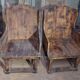 fir wing bench (pair)