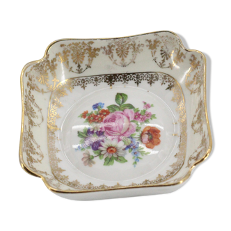 Vide poche porcelaine fleurs