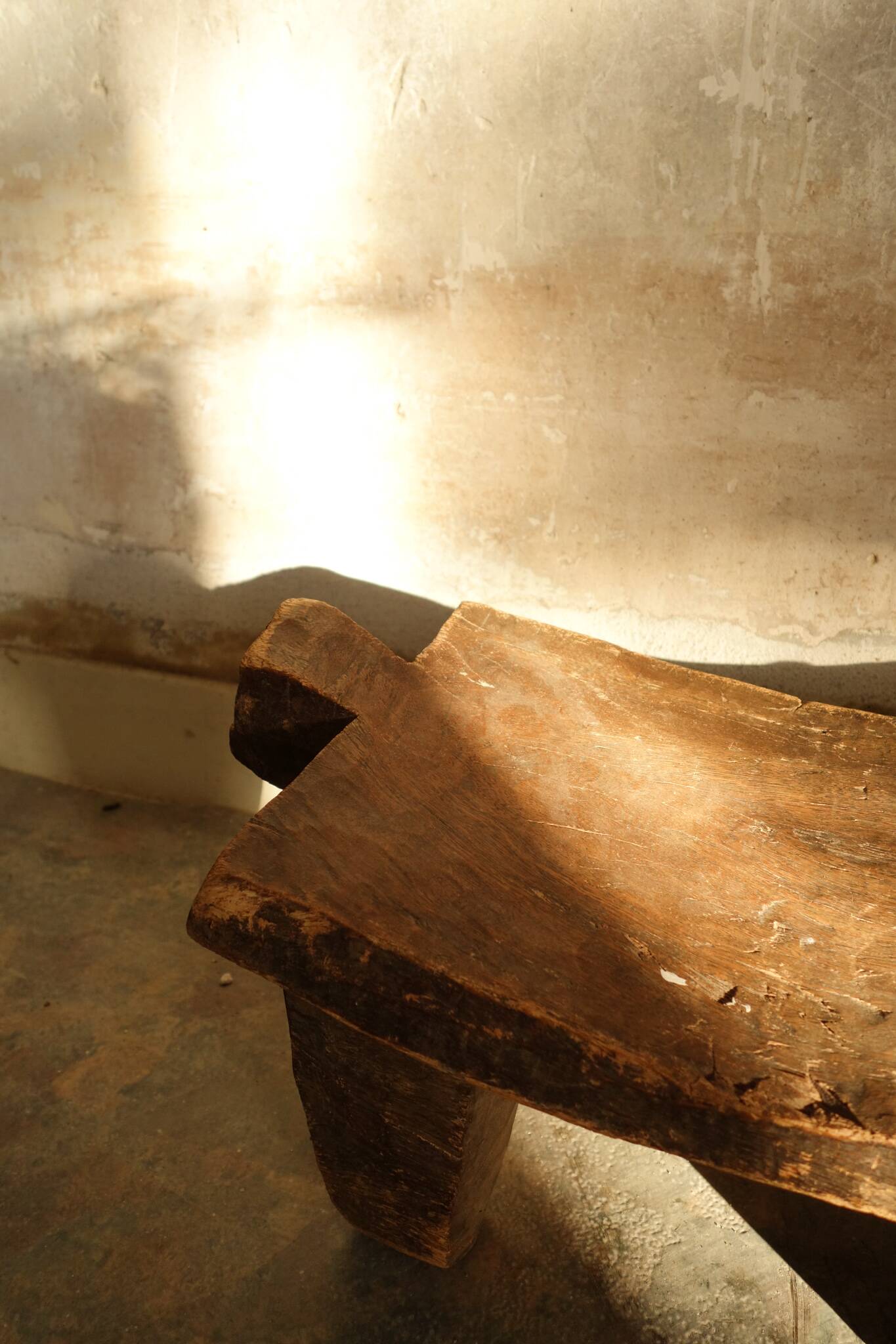 Antique african wooden stool