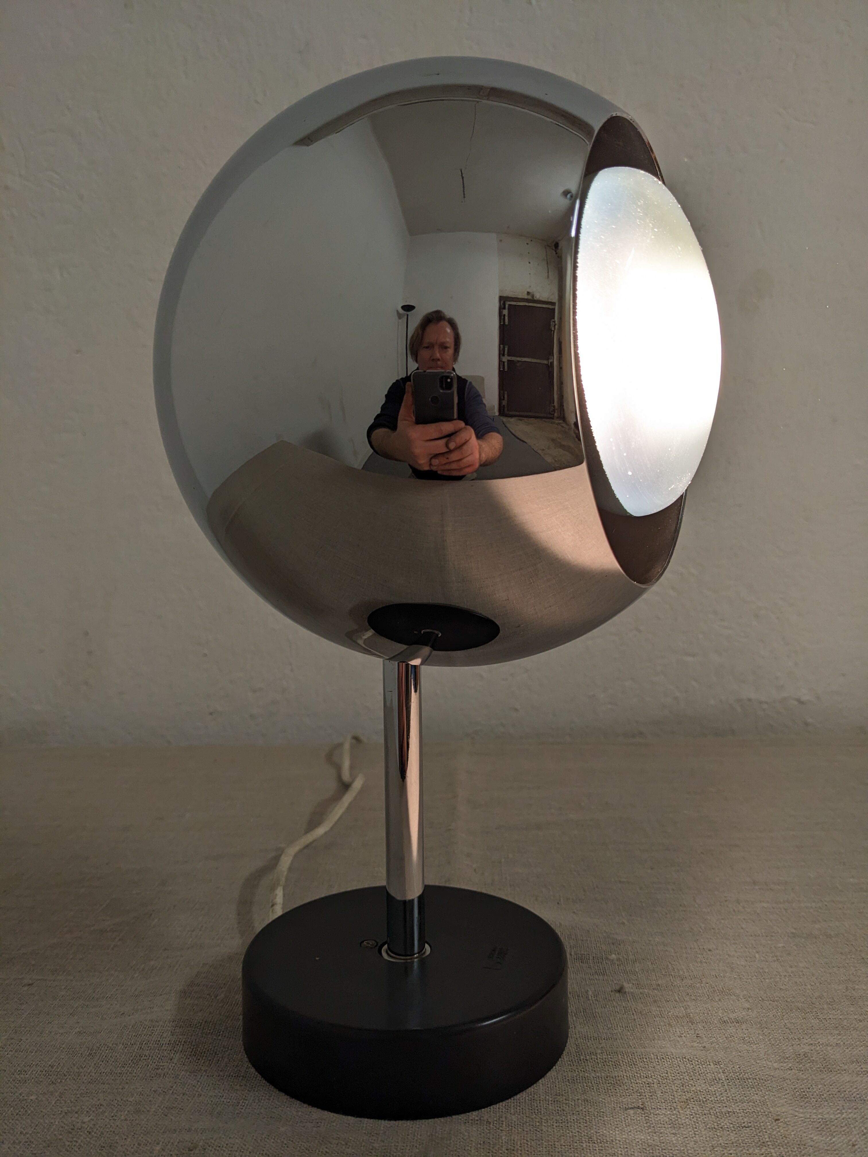 Series of 4 wall lights eye ball XL by Staff Leuchten years 60/70