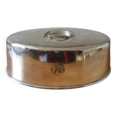 Cloche de service en métal argenté Ecruis monogrammée 240516