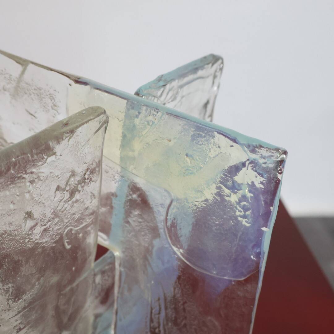 Carlo Nason Mazzega Lampada Da Tavolo/parete vetro iridescente Design