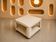 Vintage Space Age coffee table – futuristic 70s design – double pl