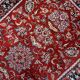 Handmade vintage Persian Sarouk rug 76cm x 122cm, 1970s