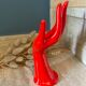 Hand baguier and soliflore in vintage ceramic