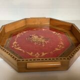 Venetian style wooden tray