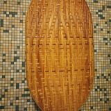 Rattan and wicker table set