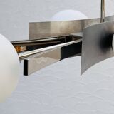 Chandelier of 4 space-age opalines