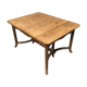 Dutch oak kitchen table in art deco style from the 1930s