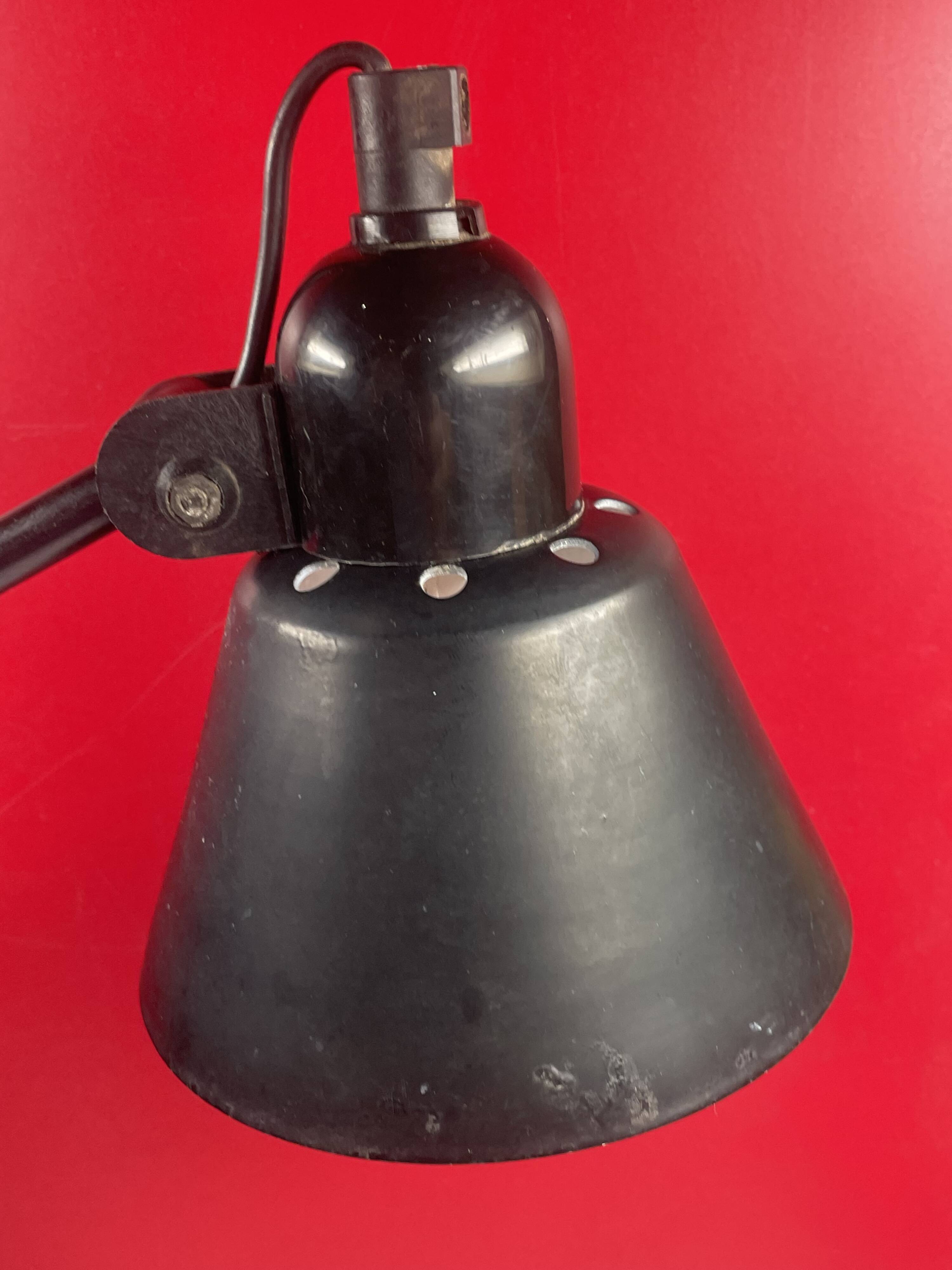 Vintage articulated lamp from the 70s - workshop, garage 62 cm right