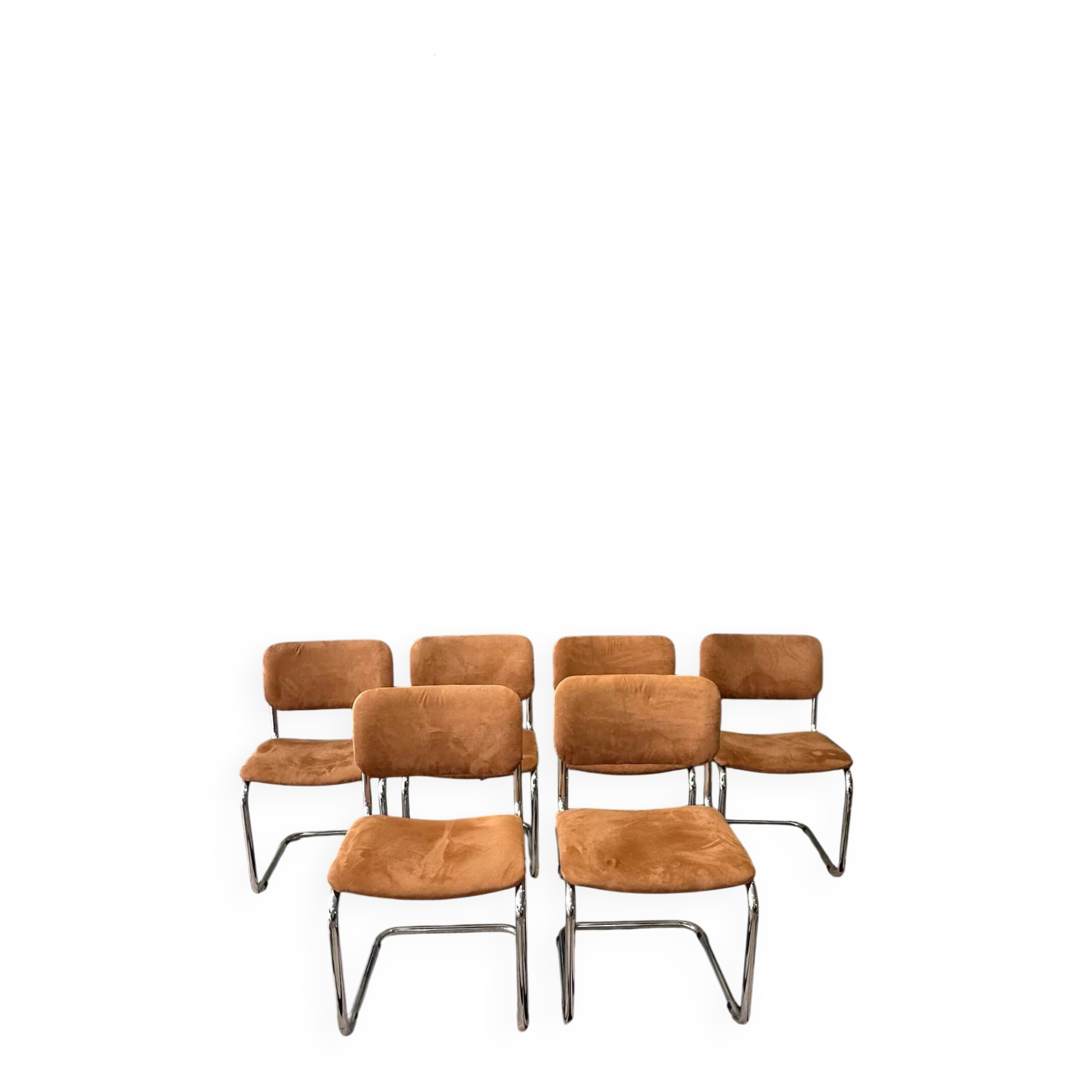 6 chaises Cantilever