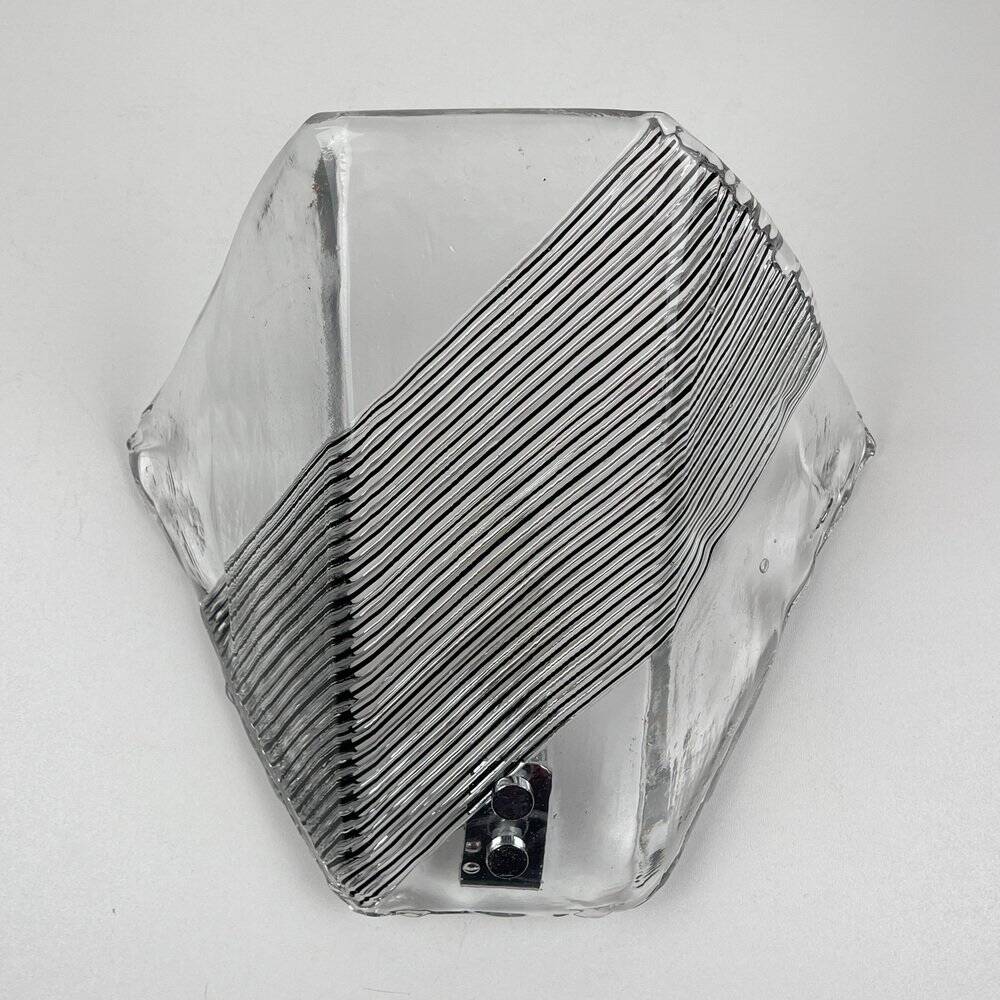 Murano Glass Wall Lamp, Italy, 1970s