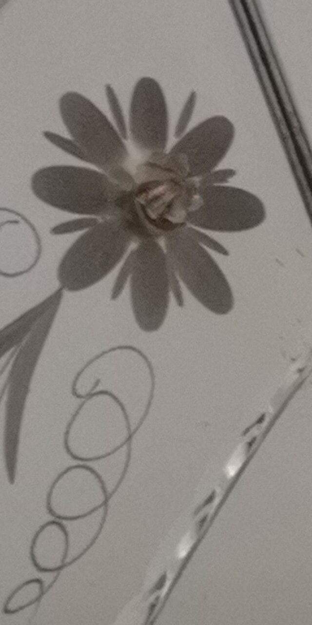 Large vintage venetian mirror  95x67cm