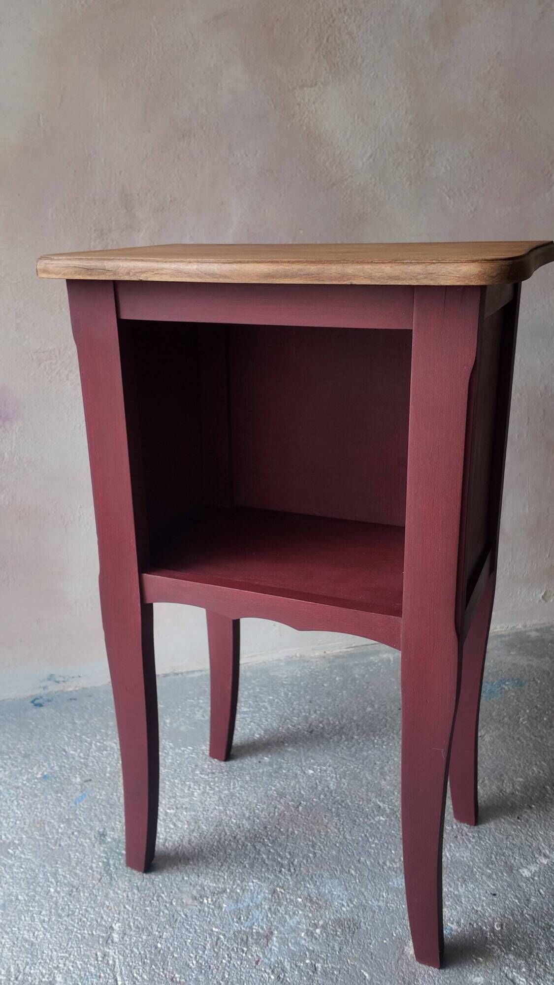 Renovated antique bedside table