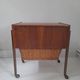 Meuble de couture scandinave teck années 60
