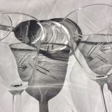 10 engraved foot glasses