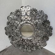 Miroir mexicain vintage en métal