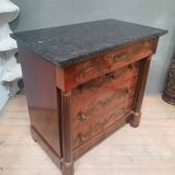 Empire style mahogany chest of drawers