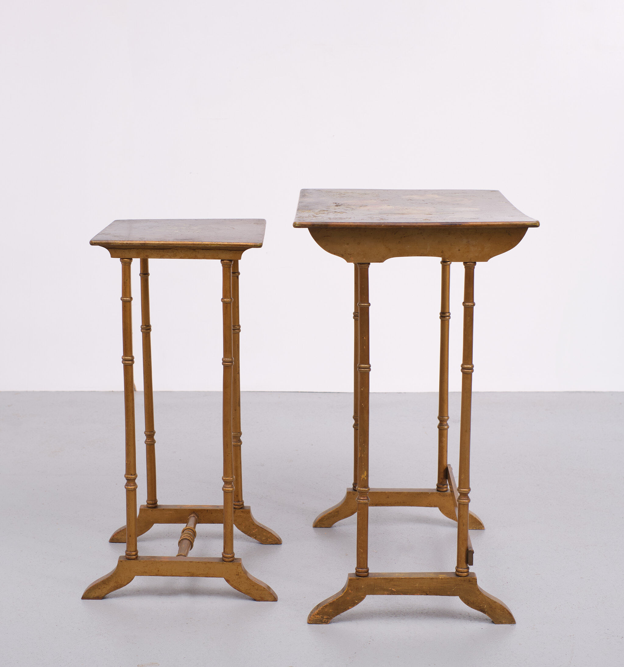 France art nouveau side tables japonisme style