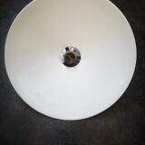 Ancienne suspension baladeuse en opaline blanche art déco 1930 ø 24.7 cm