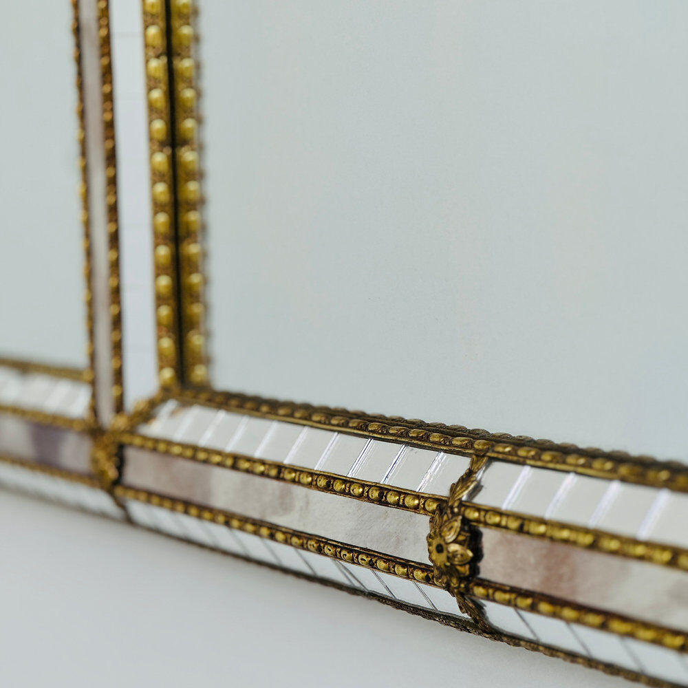 Large decorative Spanish mosaic mirror, 1980s