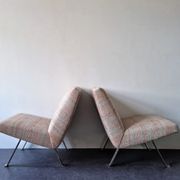 Set of 2 model 141 lounge chairs by Joseph Andre Motte by Artifort, The Netherlands 1955
