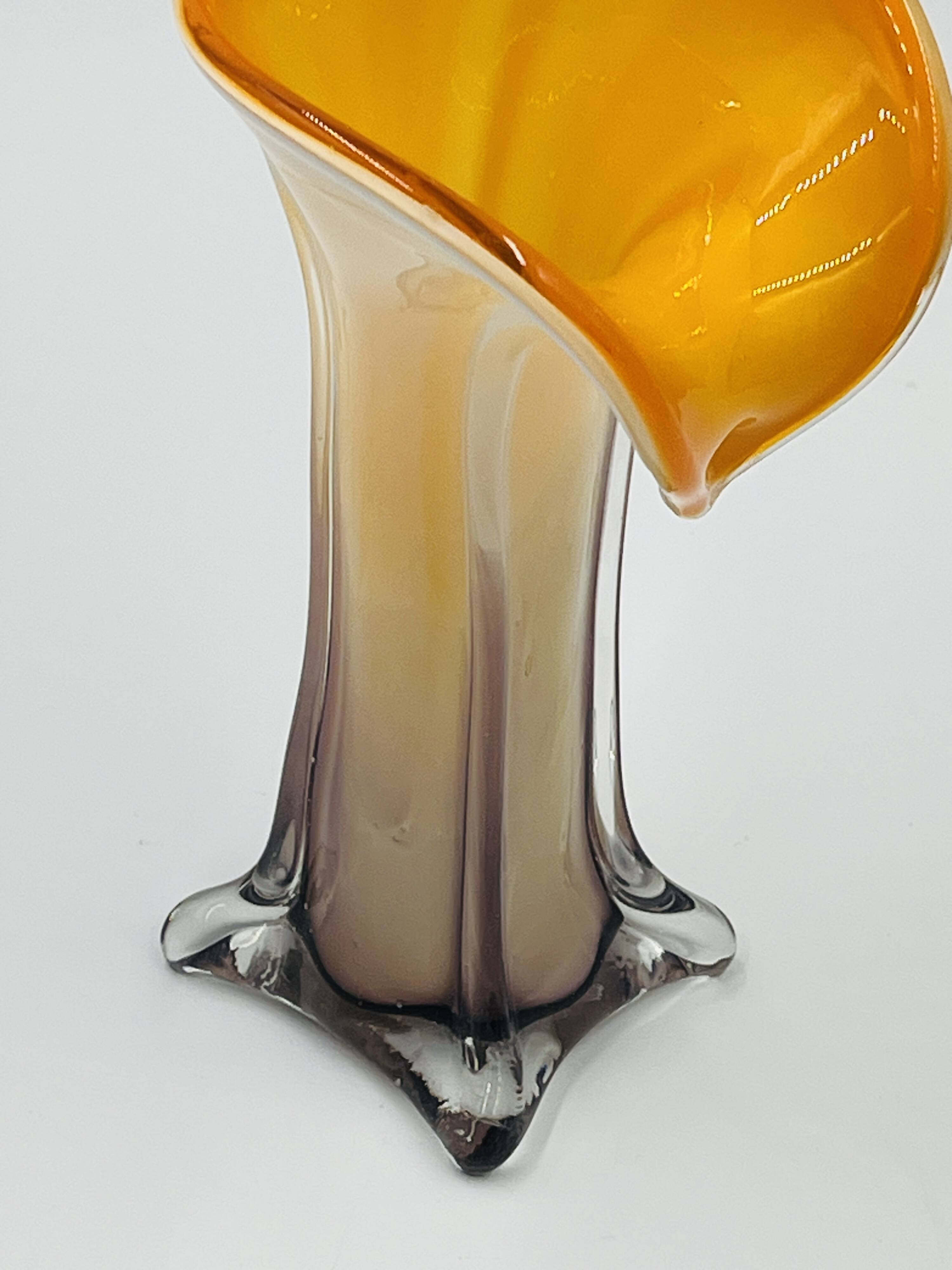 Arum vase in Murano glass