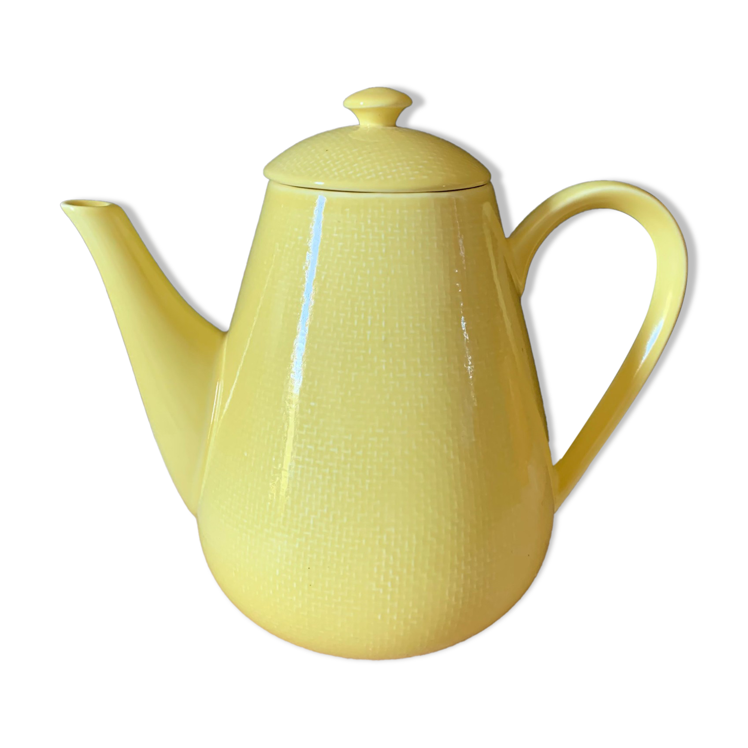 Yellow coffee jug