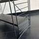 Etagère vintage 1950 tomado sur pieds design A.Dekker noire - 84 x 25 cm