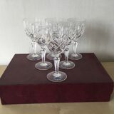 Crystal wine glass