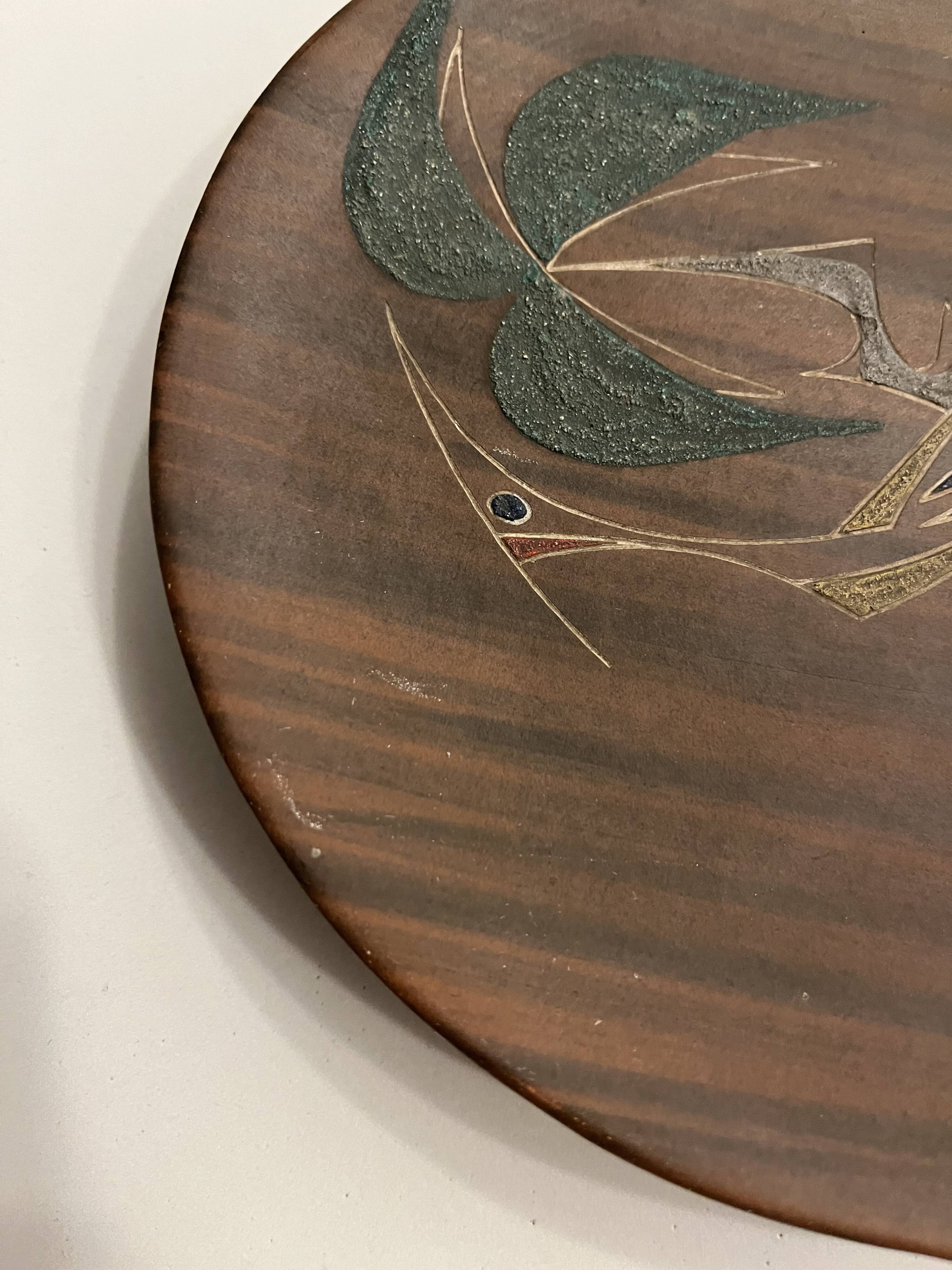 Paint palette-shaped bowl from the L'Ancora brand