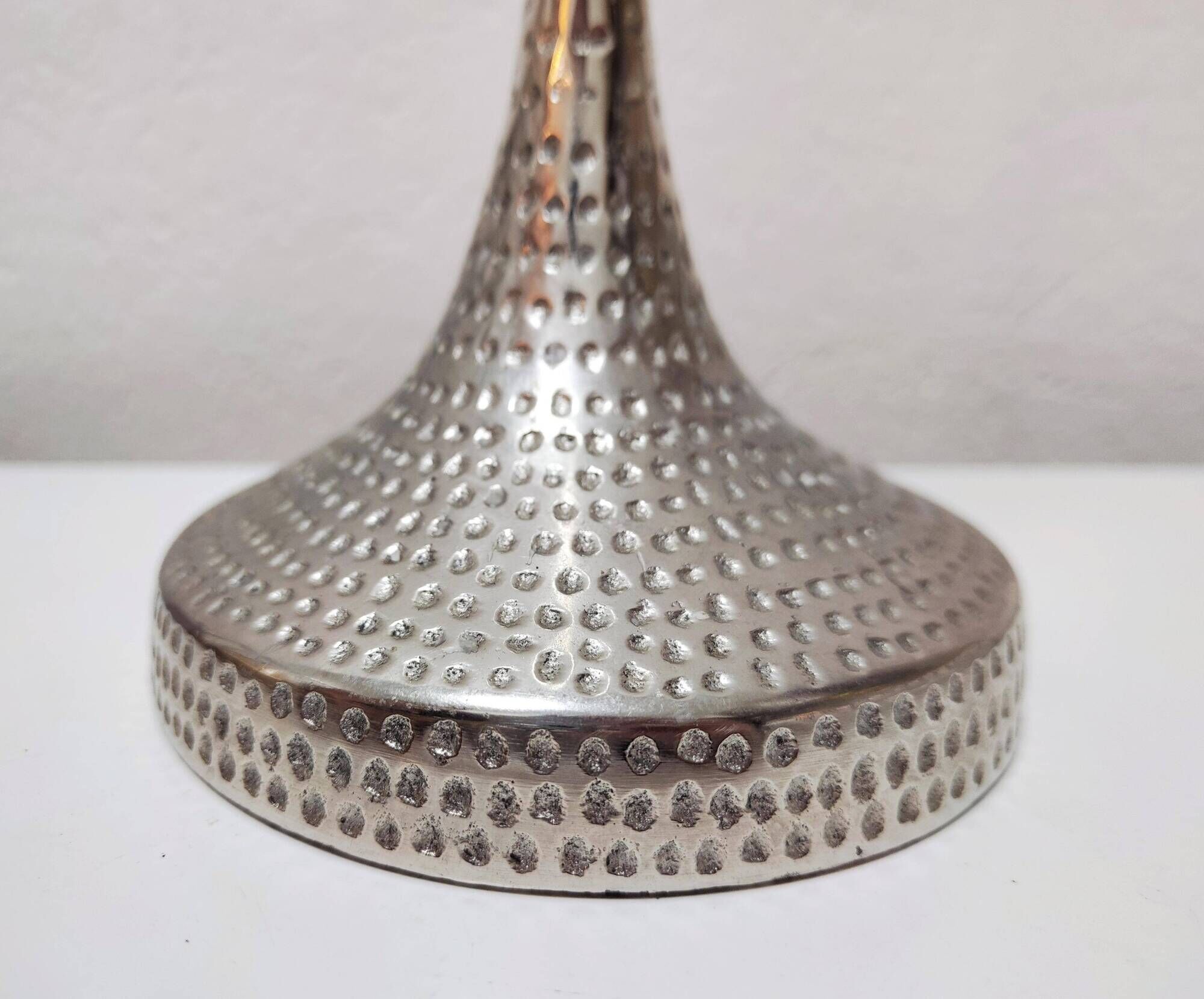 Brutalist Aluminium Candle Holder designed by Günther Lambert 1970s