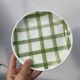 5 square Moulin des Loups dessert plates/dishcloths