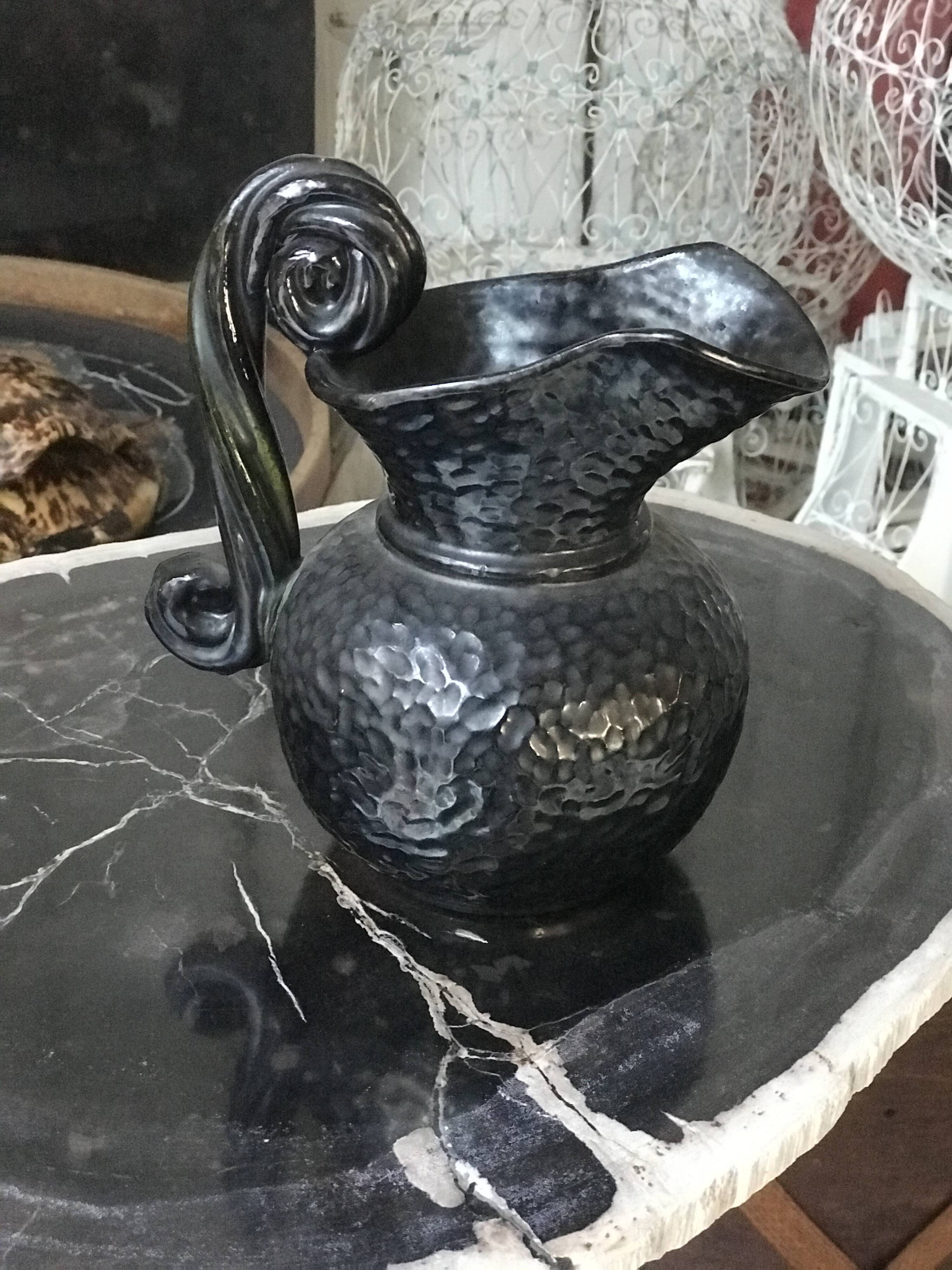 Black Vallauris Vase