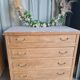 Commode art déco vintage bois massif