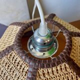 Large Vintage Rotin hanging