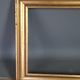 Frame hollow edges gilded wood gold leaf 28.5x22.5 foliage 23.9x18 cm sb