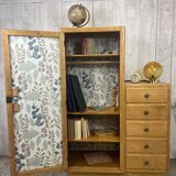 Asymmetrical wardrobe from the 1950s