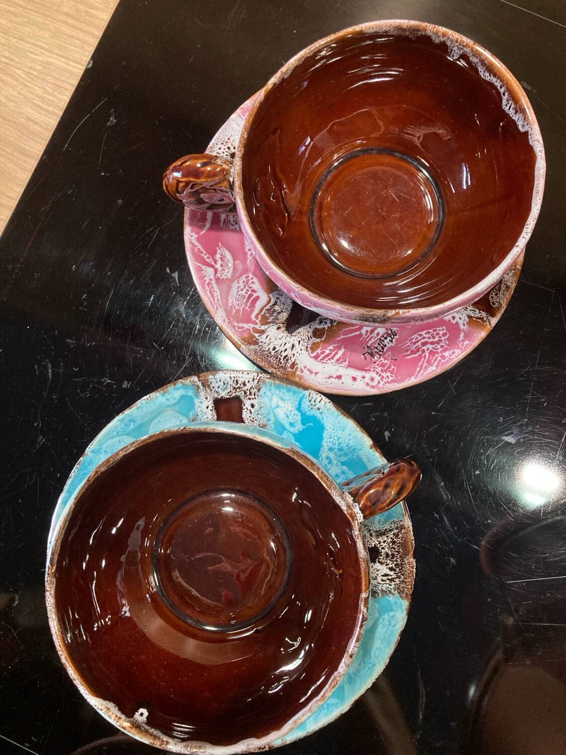 2 large breakfast cups Vallauris