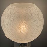 Vintage lamp globe vichy and ceramic 70s