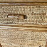 Bamboo and rattan buffet