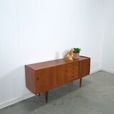 Teak veneer sideboard with drawers from Sweden