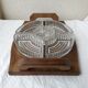 Wooden and glass top