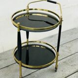Trolley bar in vintage brass 60