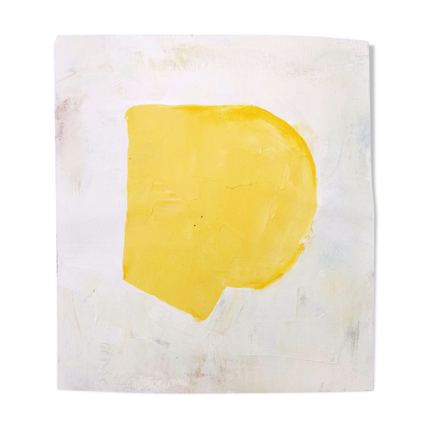 Geometric minimalist painting