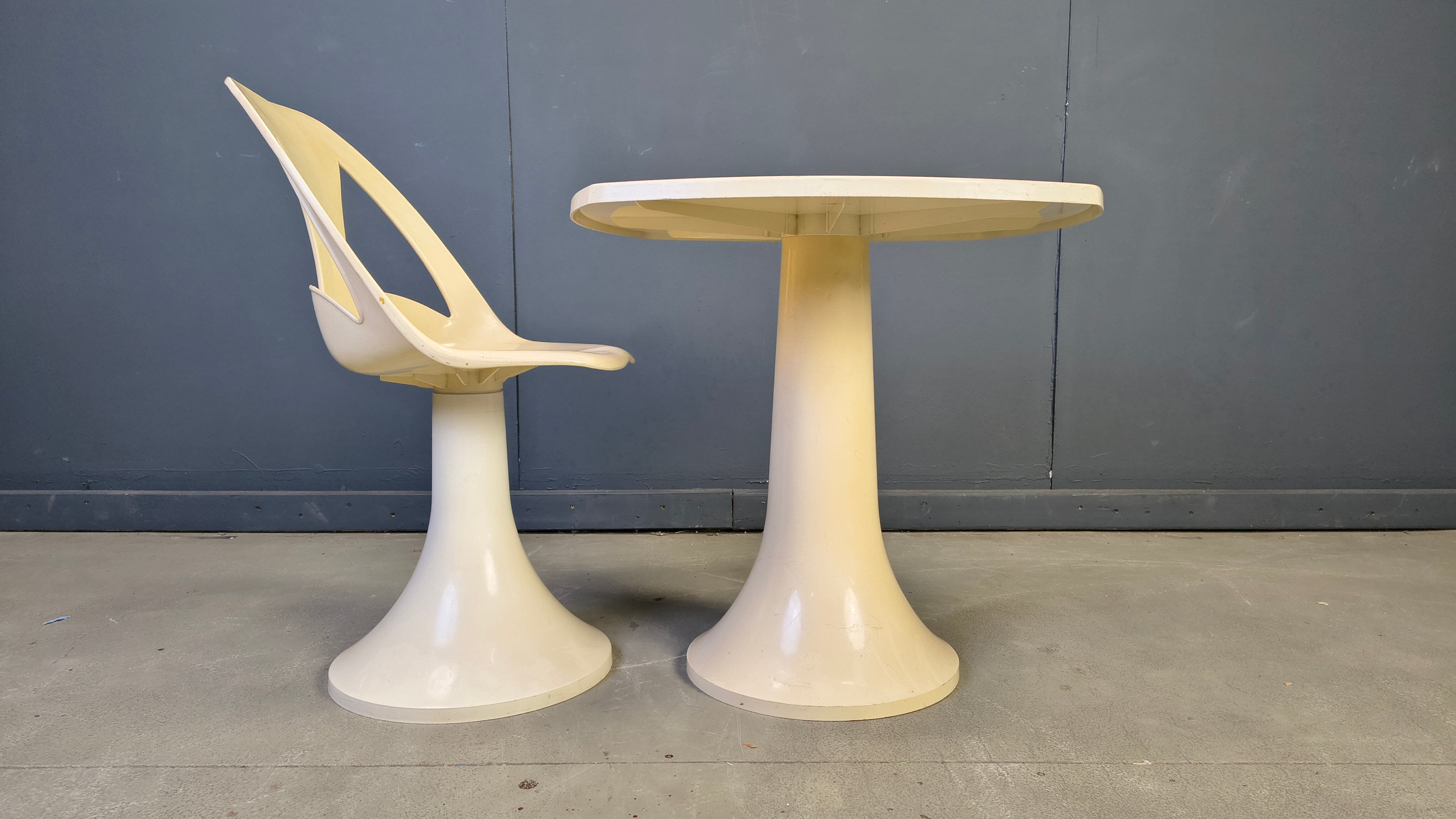 Ensemble de salle à manger Space Age, années 1960
