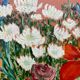 Painting of a bouquet / oil painting on canvas