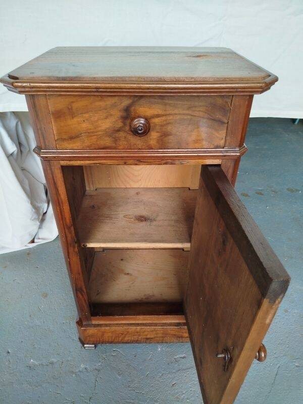 Antique bedside table