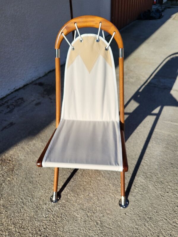 Set of 6 dining chairs deck line folding boat decoration