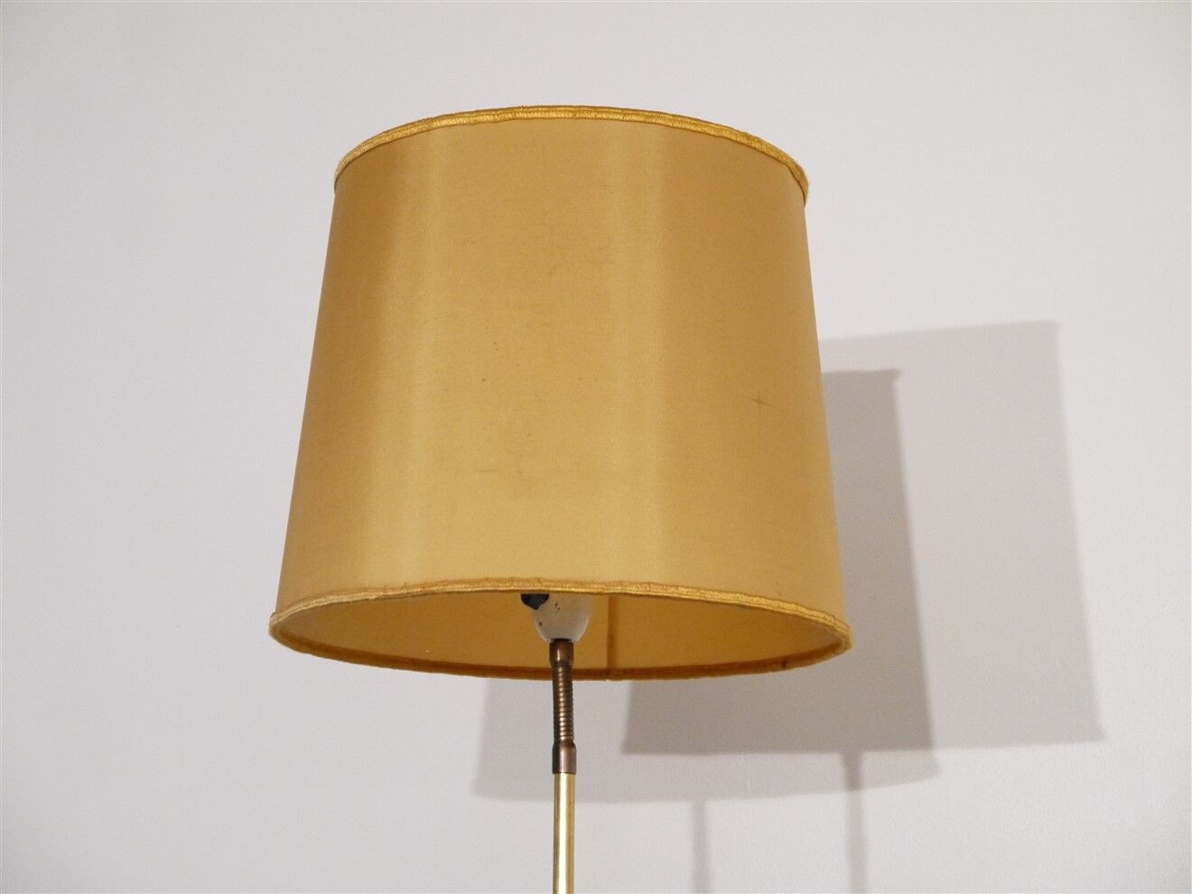 Scandinavian teak and brass lamp 1960